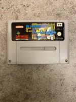 SNES - Super Nintendo Game - Schlümpfe Reisen um die Welt