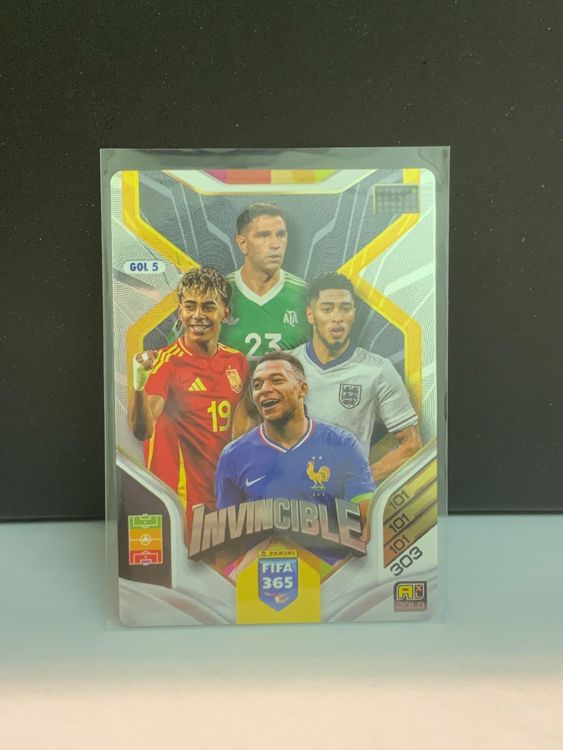 Panini Fifa 365 Invincible Gold GOL5 (Neu (gemäss Beschreibung)) in ...