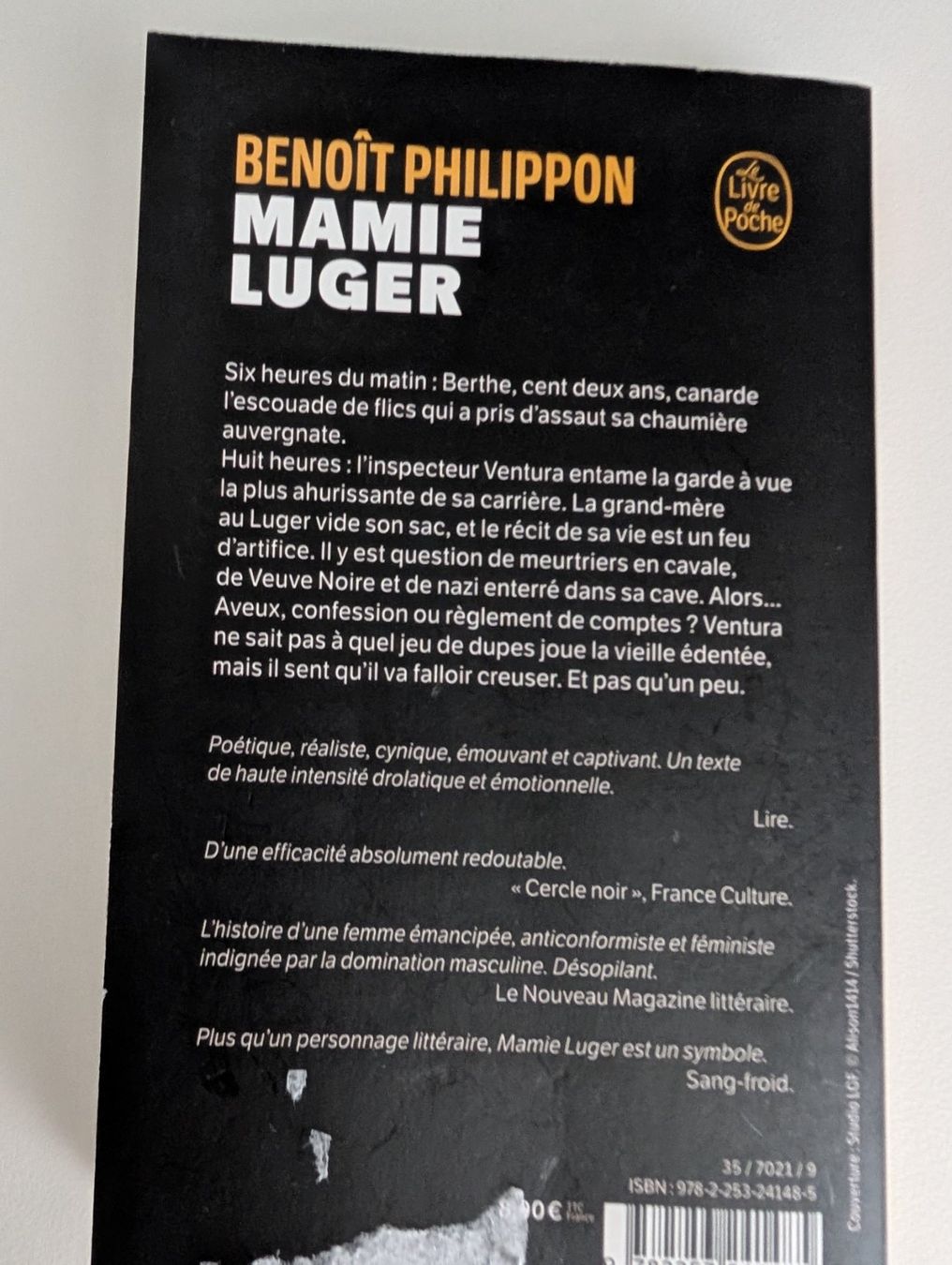 Libri: Livre de poche Benoit Philippn "Mamie Luger" – Nuovo (secondo la descrizione) da Aarberg venduto da fosta 1