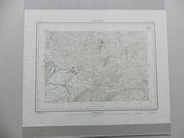 Ungefaltet orginal Landkarte Schwyz 1933 Ibach Kanton SZ