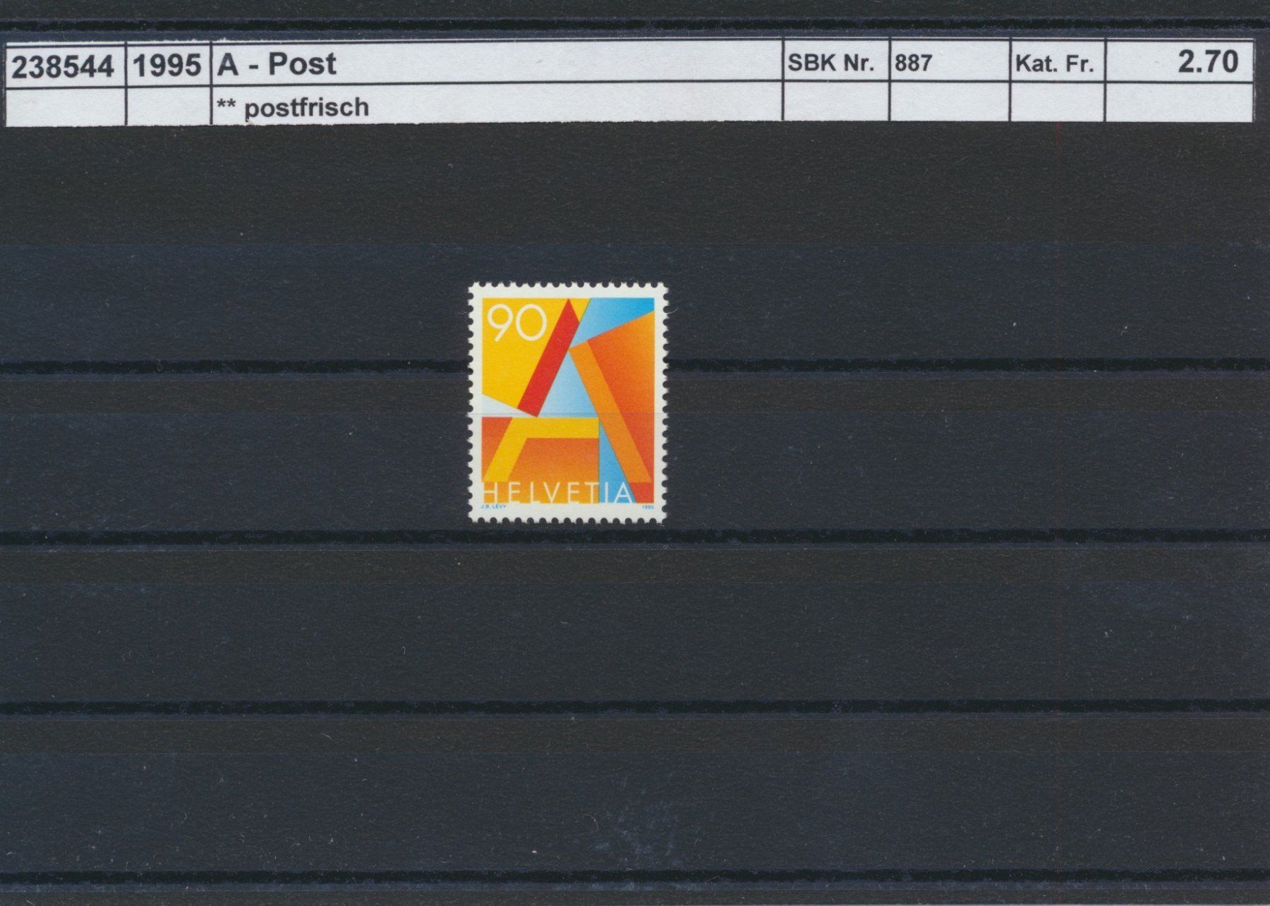 Tous les timbres: 1995 "A - Post", ** postfrisch – Neuf (Voir description) à Winterthur par Zupogeru