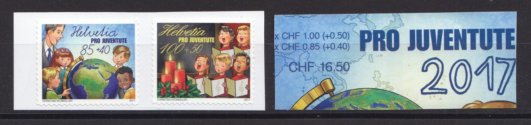 Tutti i francobolli: 2017 Satz aus Marken Heftchen Aa ** Postfrisch ** – Nuovo (secondo la descrizione) da Adliswil venduto da Aenti