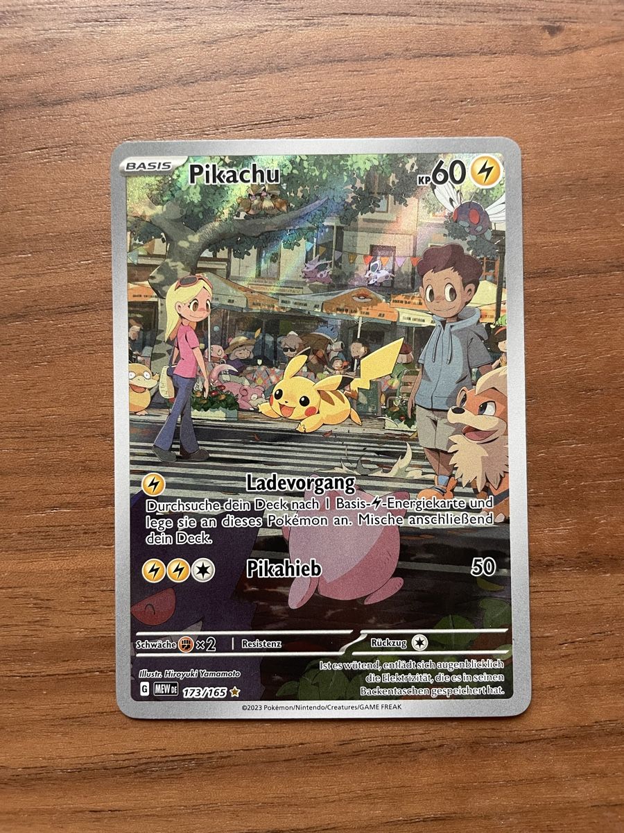 Pokémon Sammelbilder & Trading cards: Pikachu 151 - DE - 173/165 AR - Pokemon – Neu (gemäss Beschreibung) aus Zürich von ale_5cxq