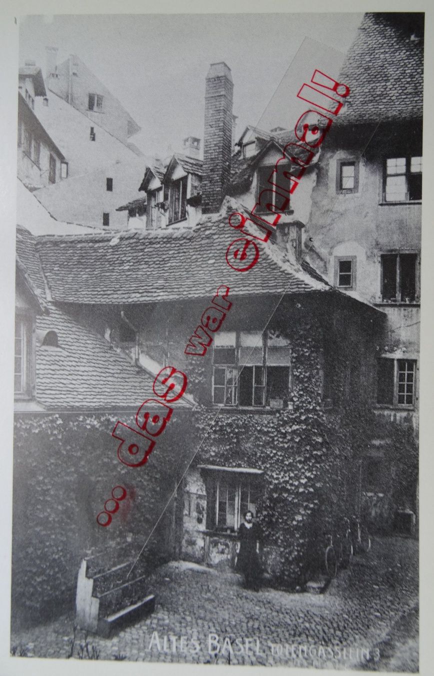 Cartoline postali: Basel Totengasse/ Kellergasse anno dazumal – Usato da Safnern venduto da Wstussi