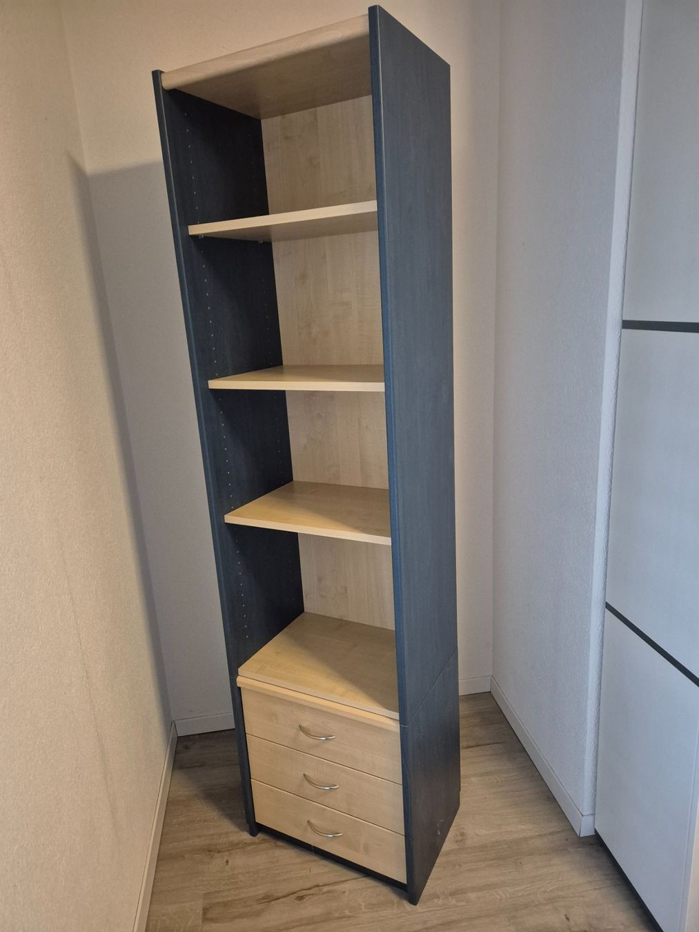 Scaffali: Regal/Bücherregal mit Schubladen, Holz – Usato da Tann venduto da MF75 1