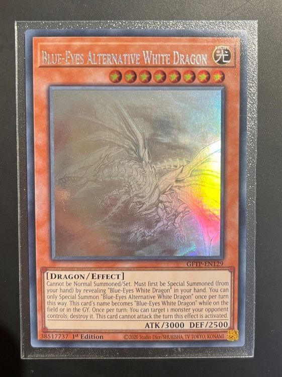 Blueeyes Alternative White Dragon 1st Ed Ghost Rare (NM) Kaufen auf