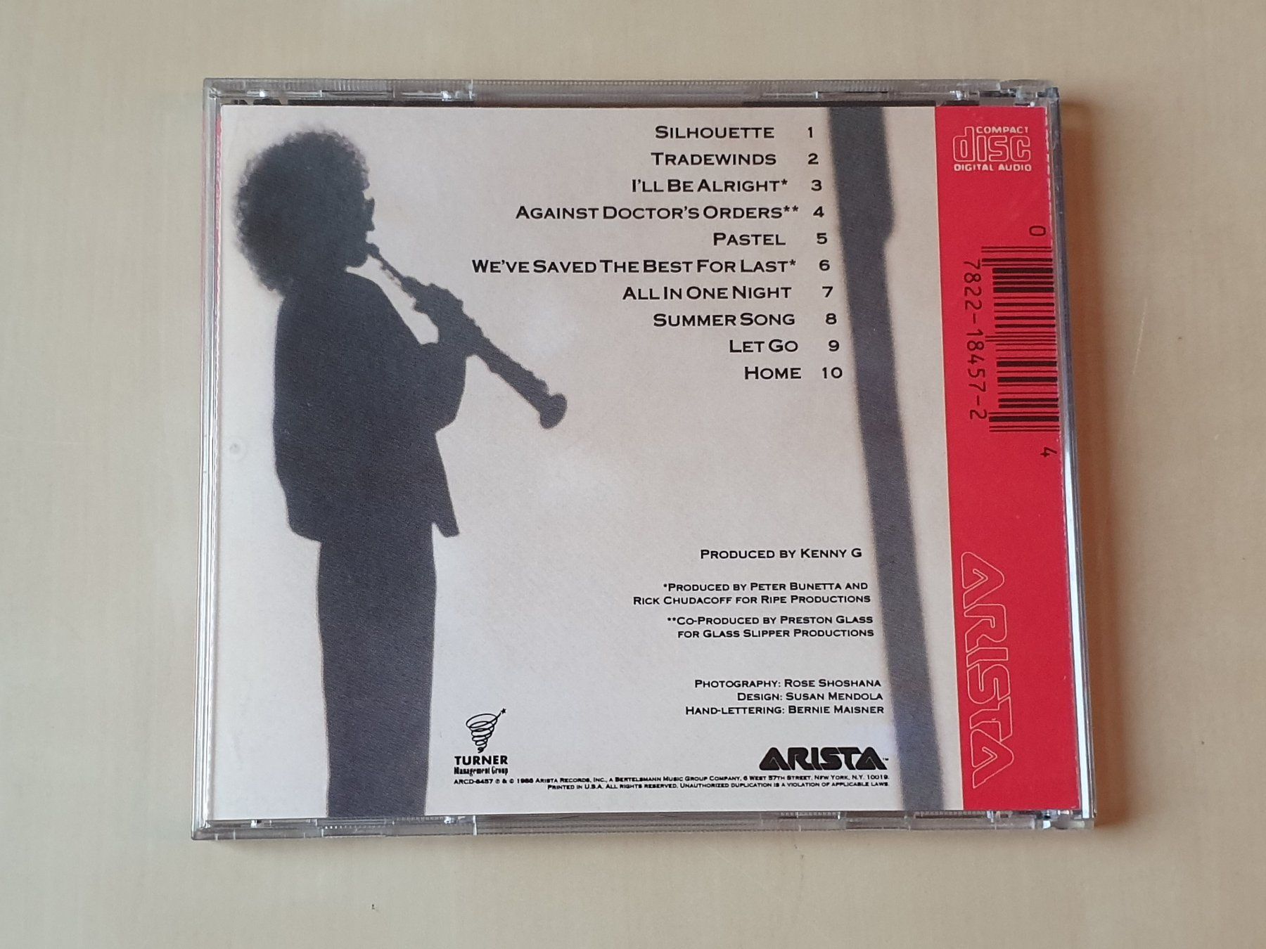 CD: Kenny G Silhouette – Usato da Stansstad venduto da collectorsshop 1