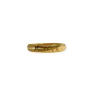 Flexibler Armreif Edelstahl Gold – 12 mm