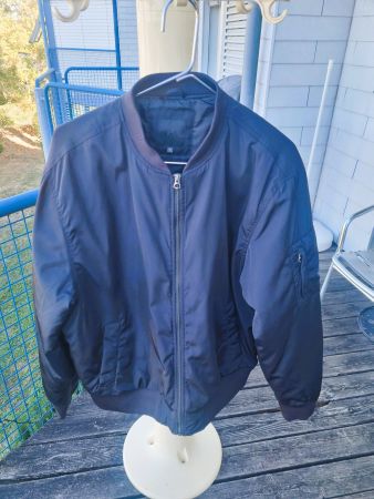 C&A Herren-Bomberjacke / Übergangsjacke Schwarz Gr. XL