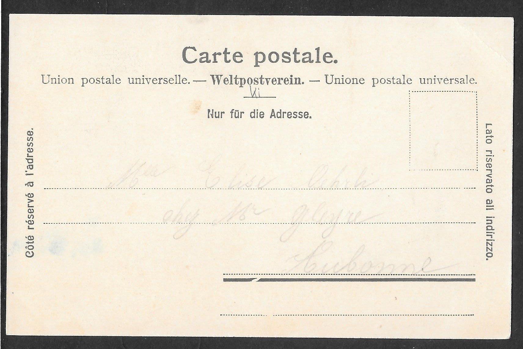 Cartes postales: Aubonne Place de la Balance – D'occasion à Olten par clotaldi 1
