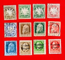 ALTDEUTSCHLAND BAYERN VOLLSTEMPEL AUGSBURG 1878 -1914 GEST.