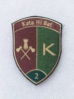 Verbandsabzeichen Kata Hi Bat 2 Kp 1