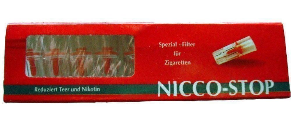 Nicco-Stop Zigaretten Filter Nikotin Zigarettenfilter 30 Stk