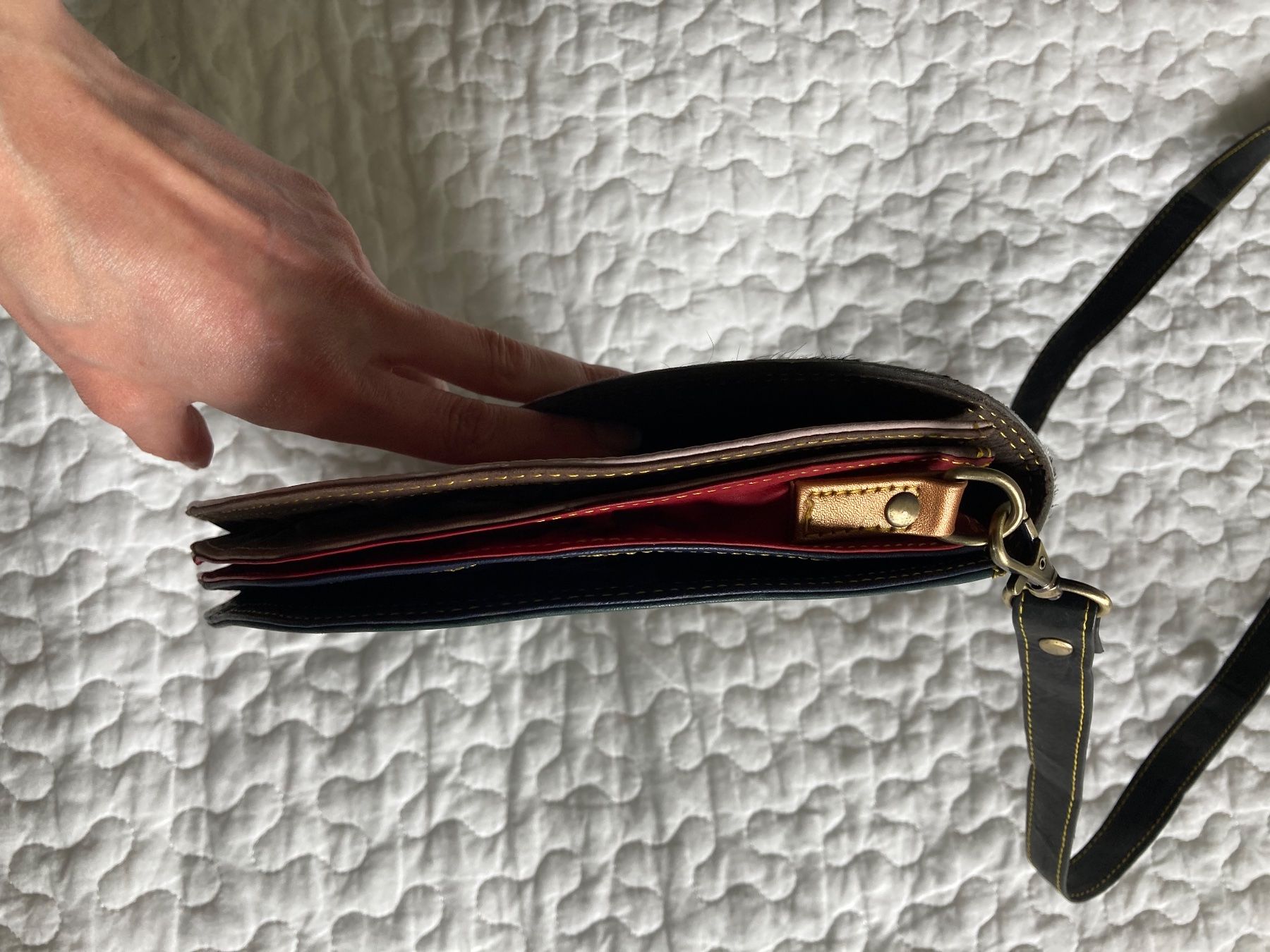 Borse da donna: Neue Lederhandtasche mit Zebramuster – Nuovo (secondo la descrizione) da Zäziwil venduto da kbr_jd95 3