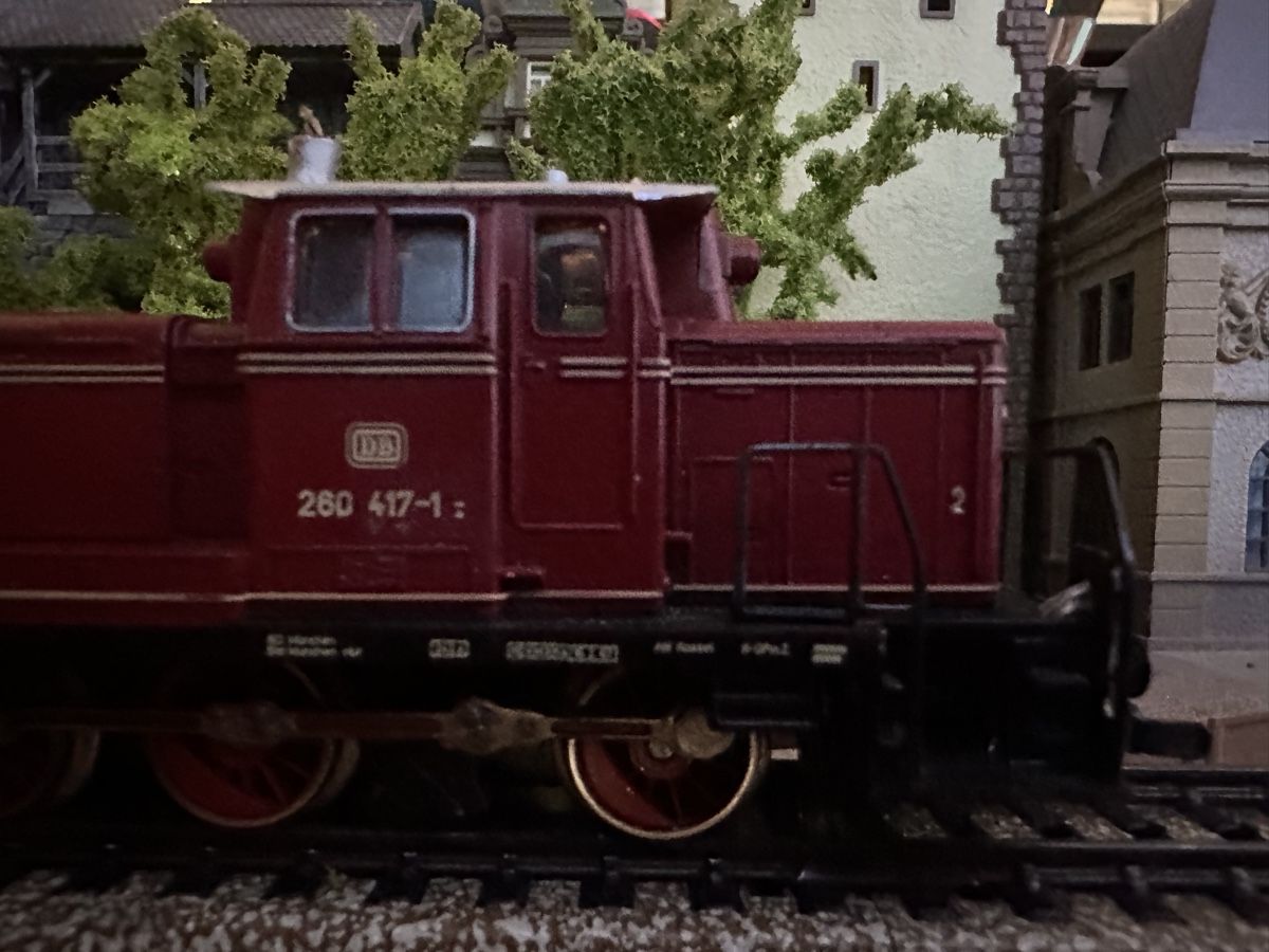 Märklin Modellini di ferrovie: Märklin 3065 DB BR 260 V60 TELEX – Usato da Lupsingen venduto da New-Haven 1