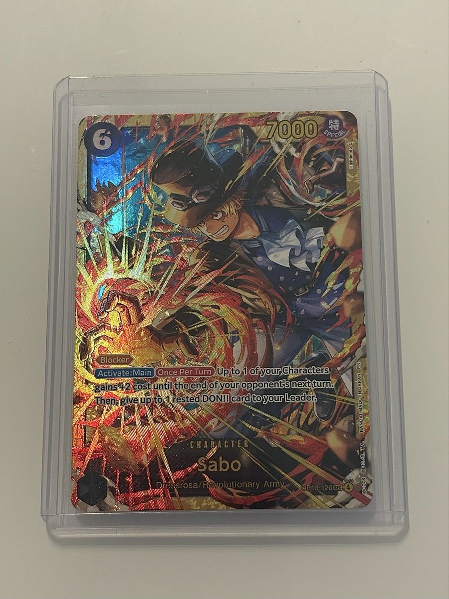 Bandai Carte collezionabili: One Piece TCG - Sabo OP13-120 – Nuovo (secondo la descrizione) da Pieterlen venduto da Mira_o7