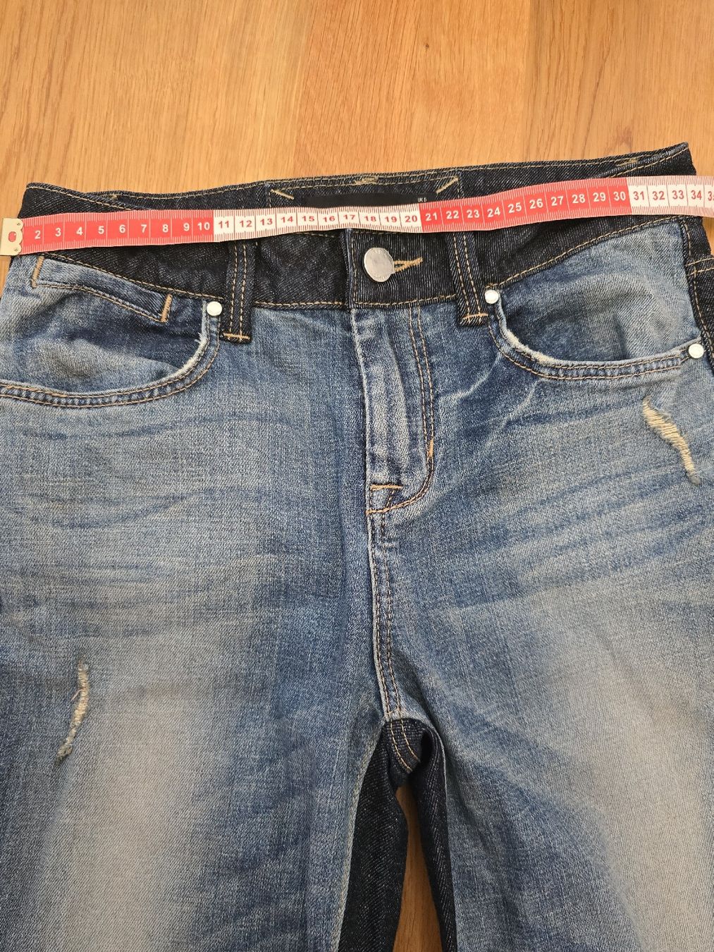Karen Millen Jeans: Karen Millen Two Tone Contrast Patchwork Jeans EU34  – Nuovo (secondo la descrizione) da Tecknau venduto da Leni_SecondLove 5