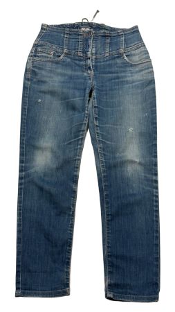 Original Jean Paul Gaultier Jeans y2k Schnürung Gr. 32 blau