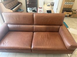 Sofa-Duo Echtleder Marke Calia