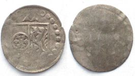 MAINZ Schüsselpfennig o.J. ADOLF II. VON NASSAU 1461-75 Ag
