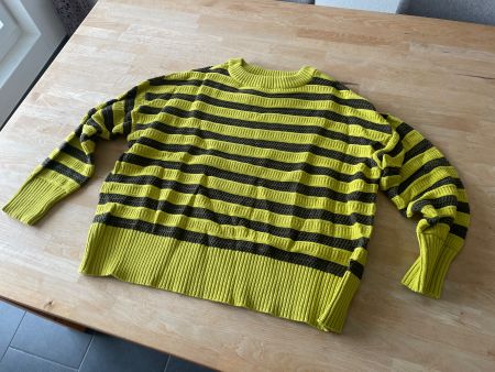 Pullover braun/gelb Gr. 44/46
