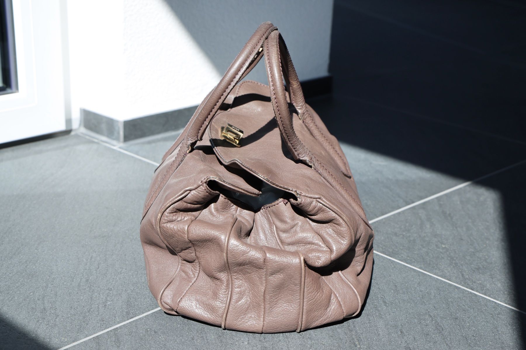 Abro Borse da donna: Abro Damenhandtasche Echtleder braun – Nuovo (secondo la descrizione) da Savognin venduto da Caneos 2