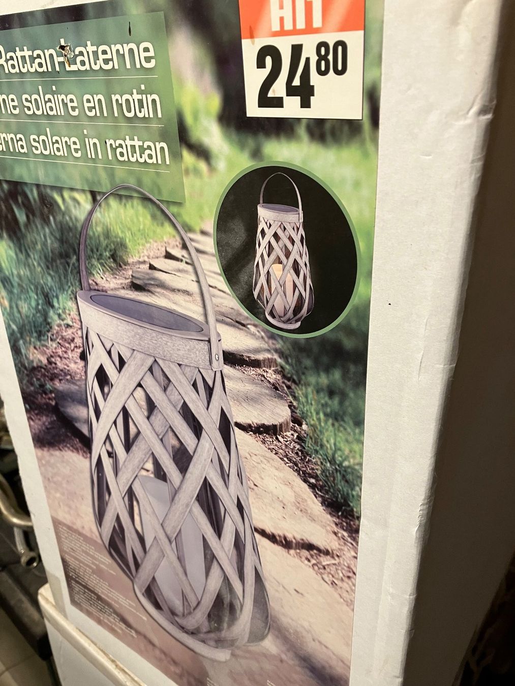 Micasa Lanterne: Zweierset Rattan-Solarlaternen – Nuovo e nell'imballaggio originale da Ostermundigen venduto da bea_pjw9 3