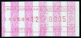 SFS 7AIII VIII/4 mit Endstreifen ** postfrisch