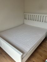 Queen Size Bett aus Holz - Hemmes Ikea inkl.  Matratze.