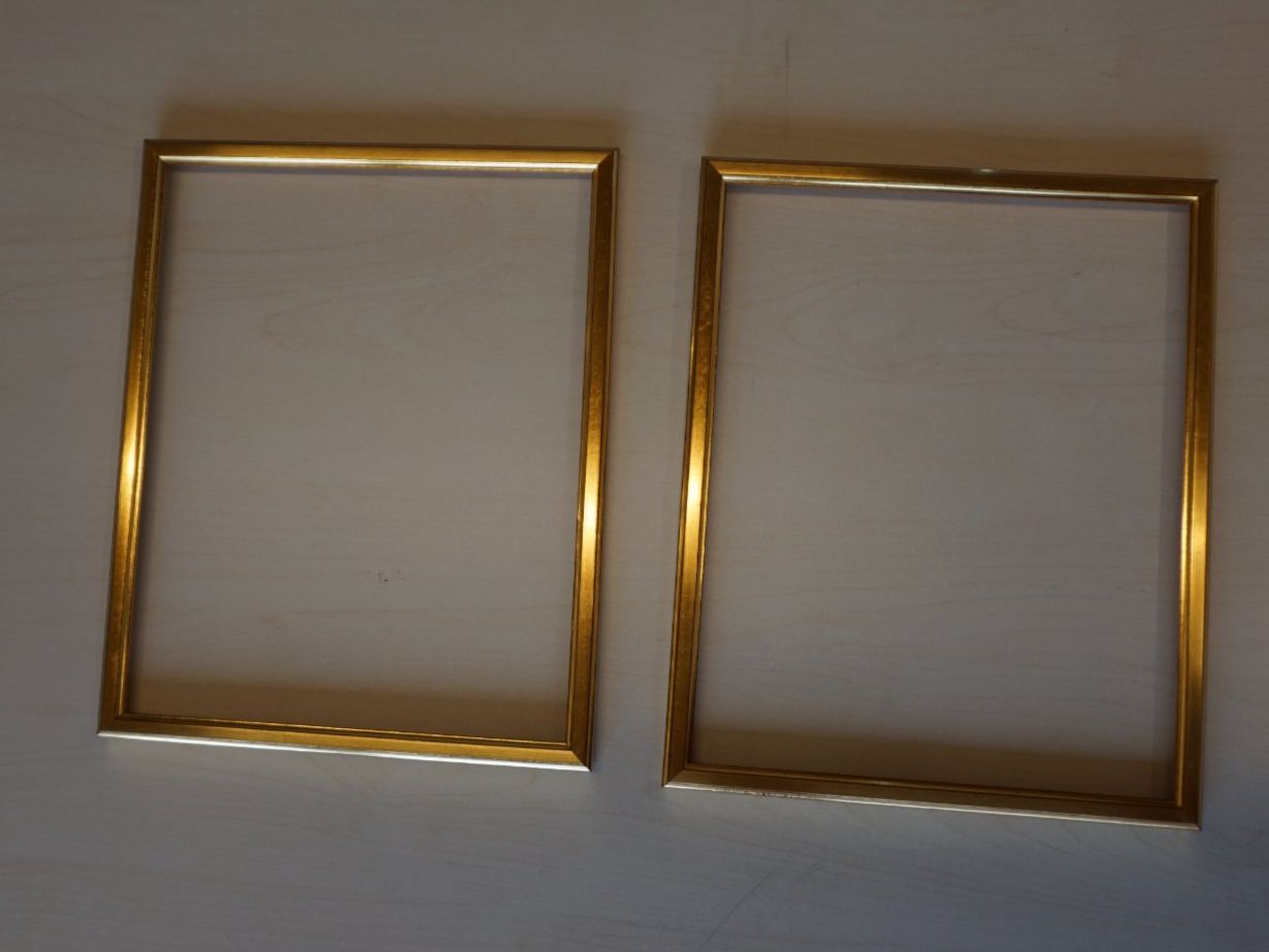 Cornici: Bilderrahmen 2er Set mittel, gold aus Holz – Nuovo (secondo la descrizione) da Giswil venduto da sowo60 1