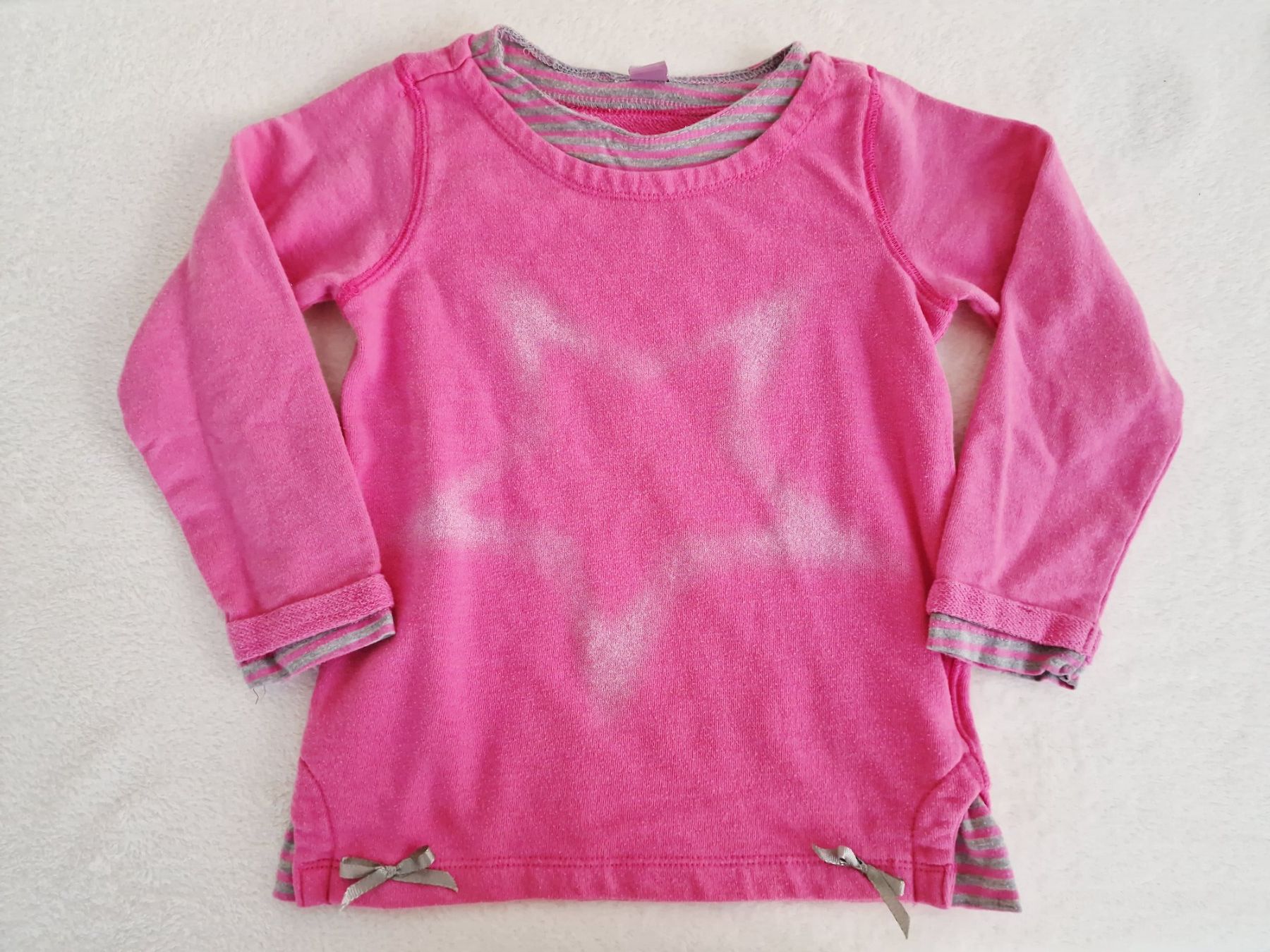Maglioni & Felpe: Mädchen Pullover Dopo Dopo Gr. 122 Pink Grau – Usato da Hallau venduto da CHACLA