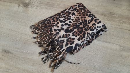 Écharpe léopard von Borno Vintage