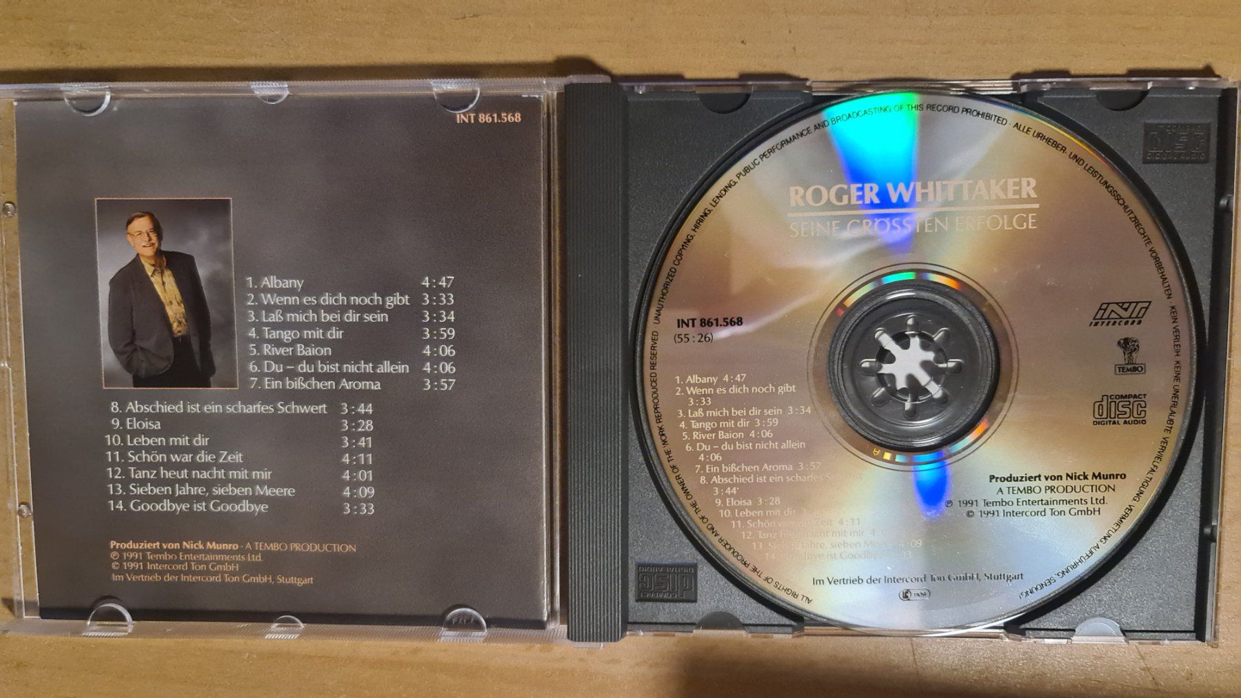 CD: Roger Whittaker - Seine groessten Erfolge CD - Top Zustand! – Usato da Dintikon venduto da Vexi 1