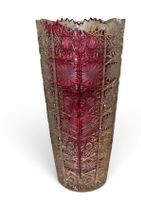 Schöne Bleikristal- Vase  