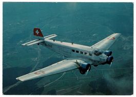 Junkers Ju-52, Stempel Verkehrshaus Luzern, gelaufen 1979