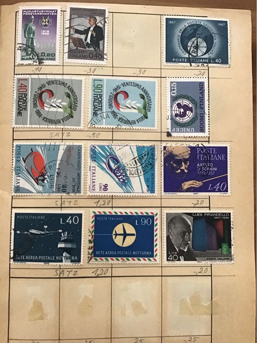 Alle Briefmarken: Briefmarken Italien – Gebraucht aus Bettwiesen von Jumpingfox 7