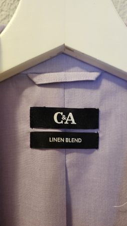 💜Chicer Lila Leinen Blend C&A Blazer in Gr.S💜 