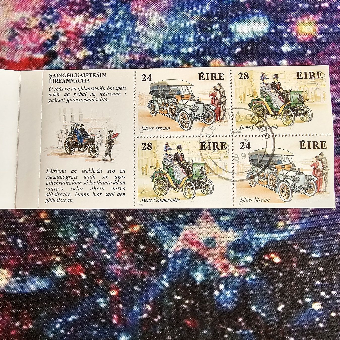Alle Briefmarken: IRLAND 1989 MARKENHEFT GEST.  AUTOMOBIELE – Gebraucht aus Dintikon von bonita099