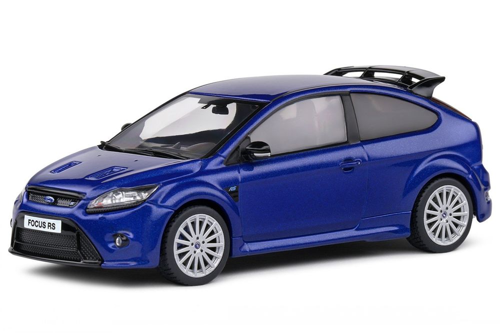 Voiture Miniature SOLIDO 1:43 Ford Focus MKII RS Blue 2010 - Modèle De Collection
