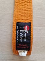 Karate- oder Judogurt orange, 260 cm