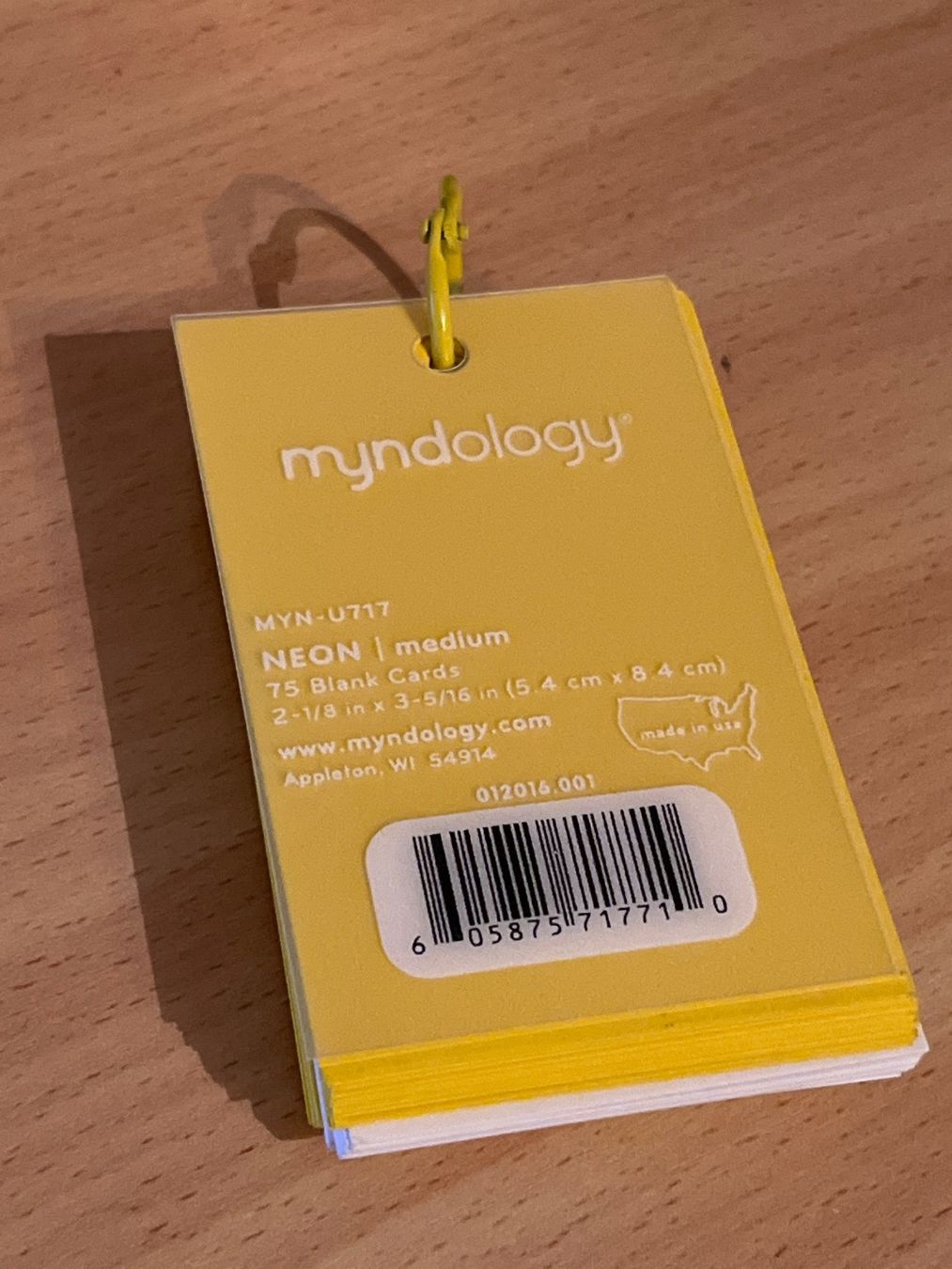 Altro materiale scolastico: myndology - Lernkarten / Notizzettel, NEON medium, 74 Karten – Usato da Luzern venduto da Jiggy_8898 1