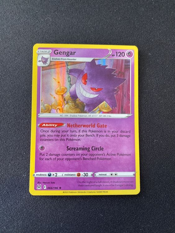 Gengar Holo EN Lost Origin | Kaufen auf Ricardo