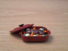 Hackbraten mit Gemüse Handgemacht