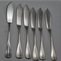 6 Fischmesser, 90er, Baguette - Form
