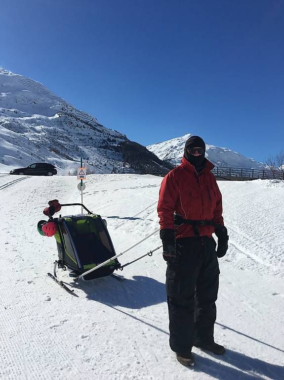 Rimorchi: Vermietung: Thule Chariot Ski Set – Usato da Bern venduto da Tritt 3