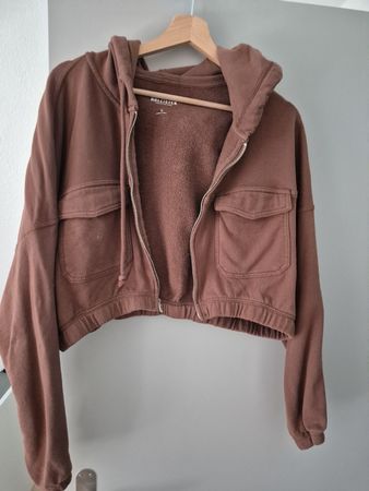 Damen Hoodie Hollister braun Grösse S
