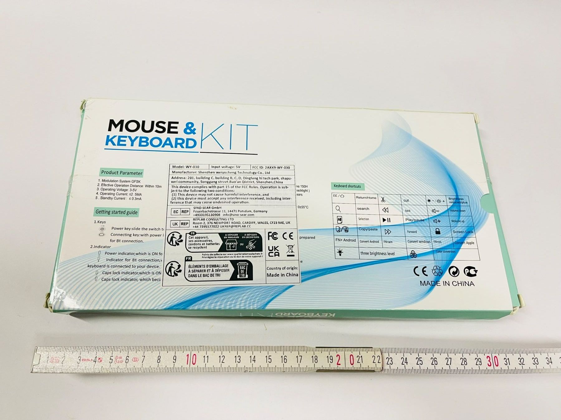 Tastiere: Neues Bluetooth Tastatur und Maus Set – Nuovo (secondo la descrizione) da Olten venduto da ELHANDEL 4