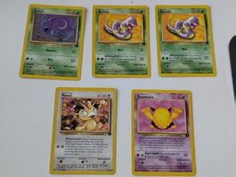 Team Rocket Pokemon Cards x 5 Rare