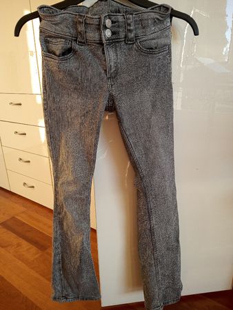 H&M Jeans Bootcut grau verstellbar Grösse 146