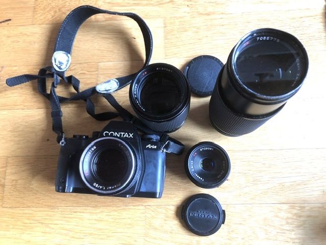 Contax Fotocamera: Appareils photo Contax ARIA + 4 objectifs + déclancheur – Usato da Fully venduto da bea_vl89 1